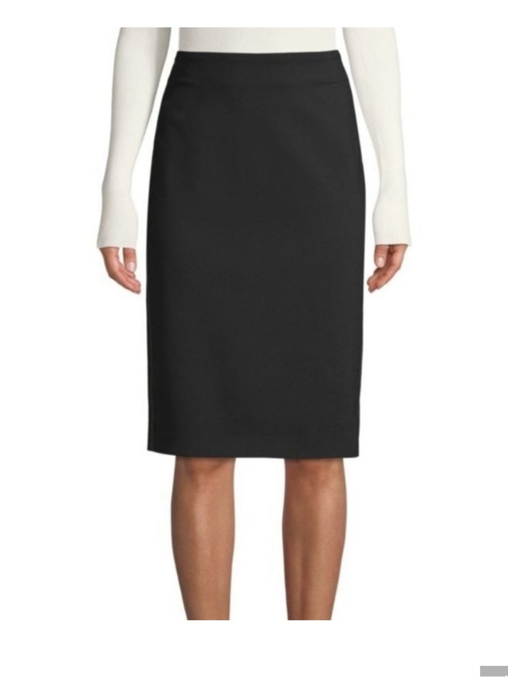 Escada Black Pencil Skirt with Straight Silhouette NWT size 38